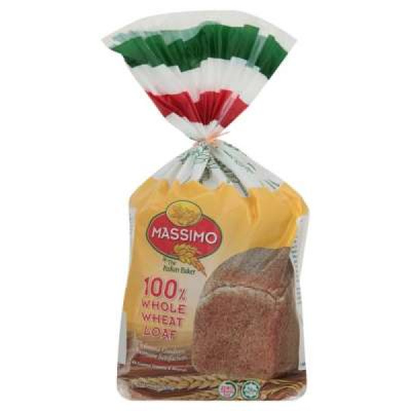 MASSIMO 100% WHOLE WHEAT LOAF 400G