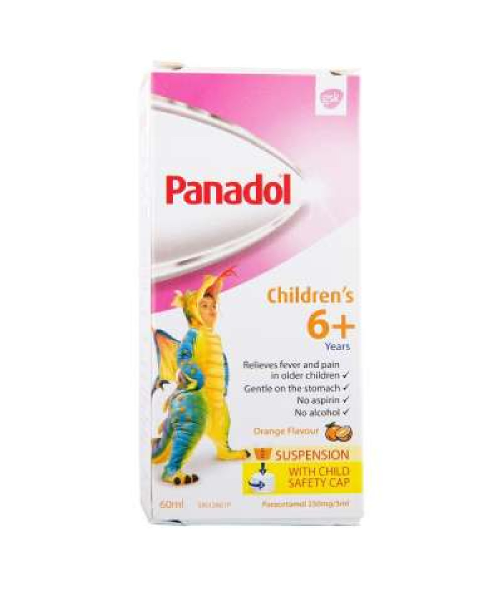 PANADOL SUSP 6+Y 60ML