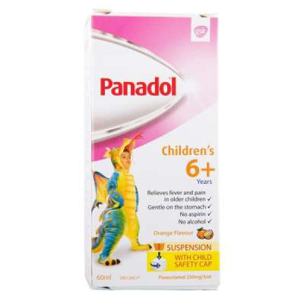 PANADOL SUSP 6+Y 60ML