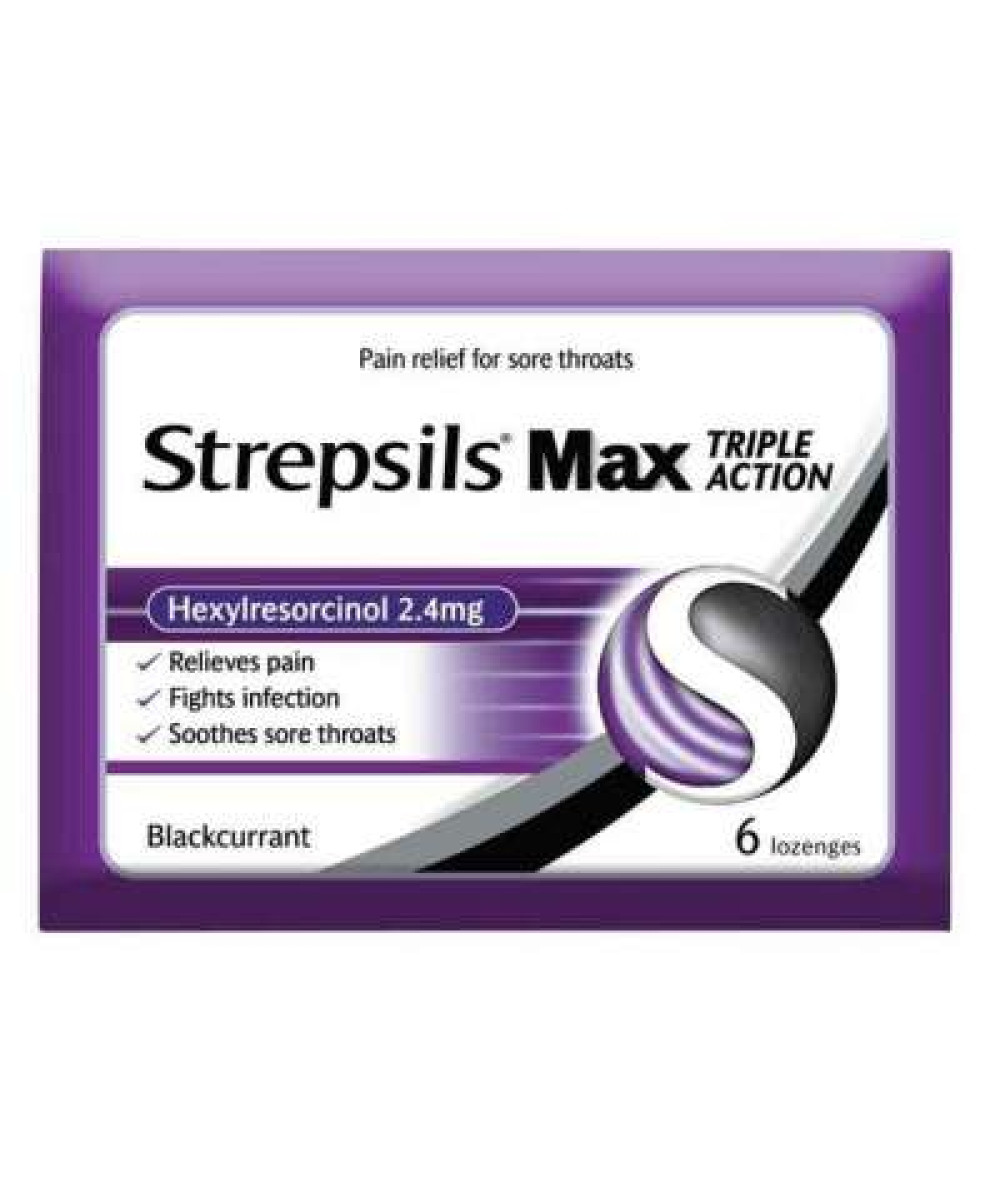 STREPSILS MAX LOGENZES 6S