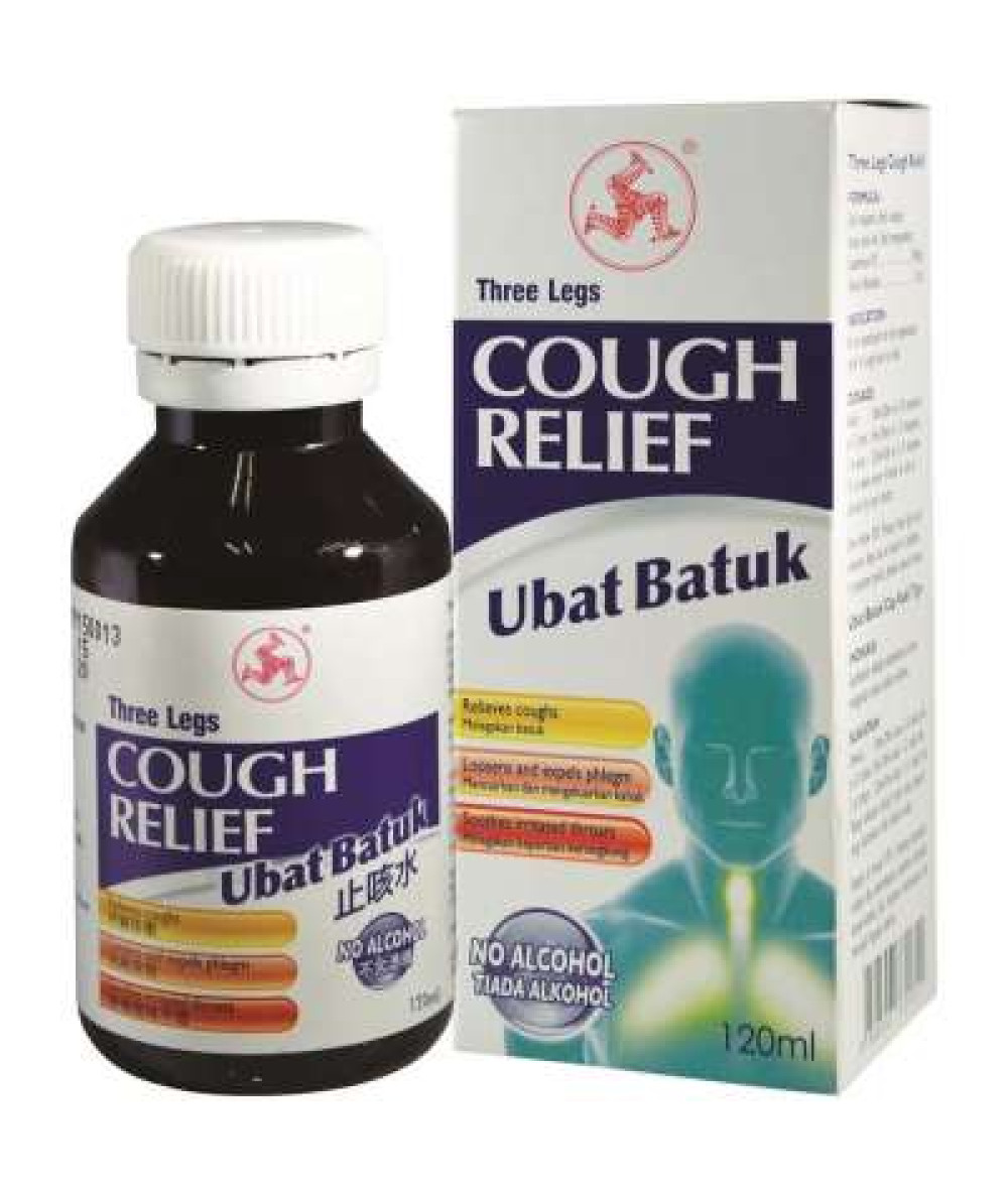 3LEGS COUGH RELIEF (UBAT BATUK) 120ML