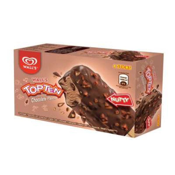 WALLS MULTIPACK TOP TEN CHOC 4*73ML