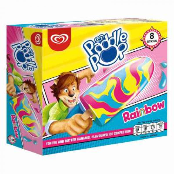 PADDLE POP BEGIN RAINBOW MP 8*60ML