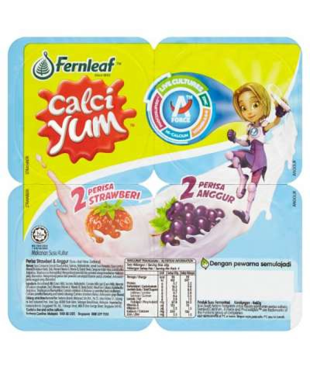 CALCIYUM STRAWBERRY & GRAPE 60G