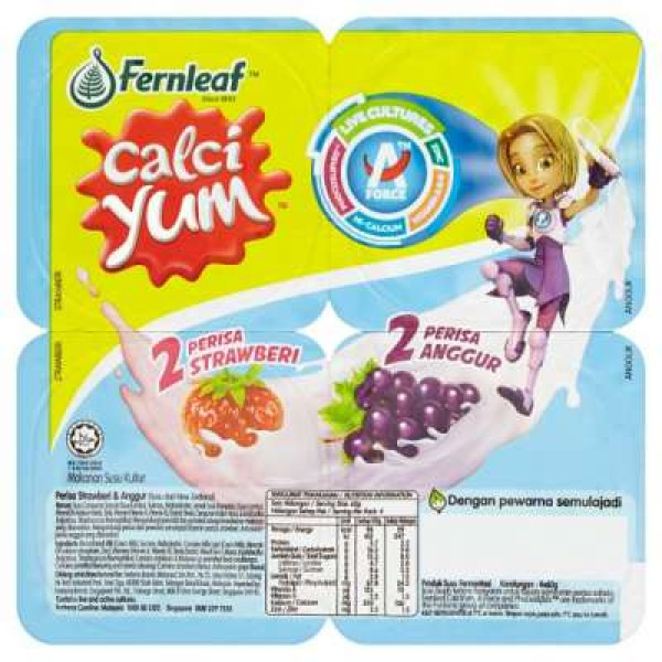 CALCIYUM STRAWBERRY & GRAPE 60G