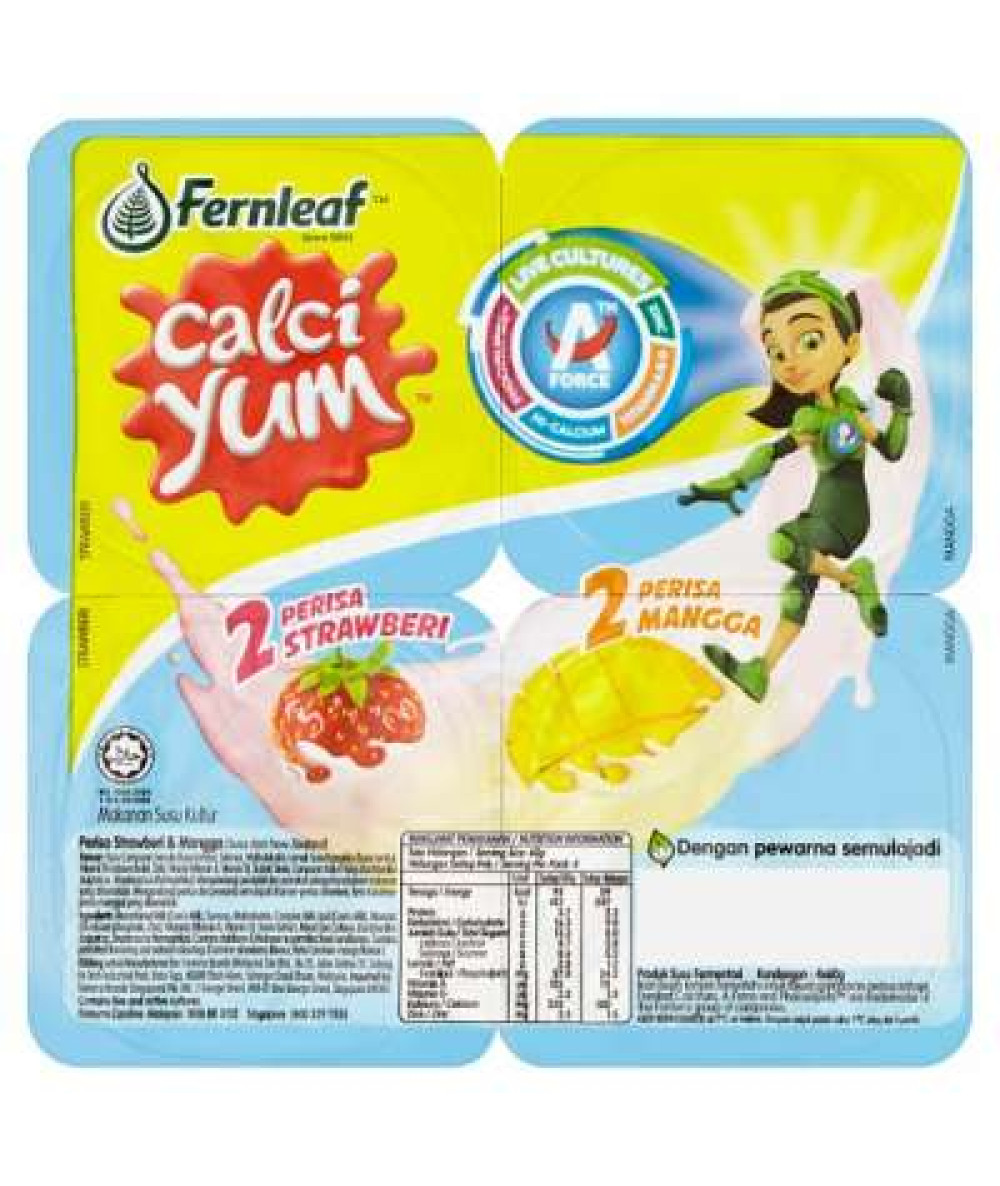 CALCIYUM STRAWBERRY & MANGO 60G