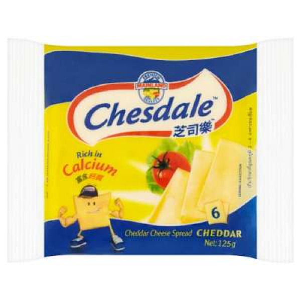 CHESDALE CHEESE ( 6'S 125G)