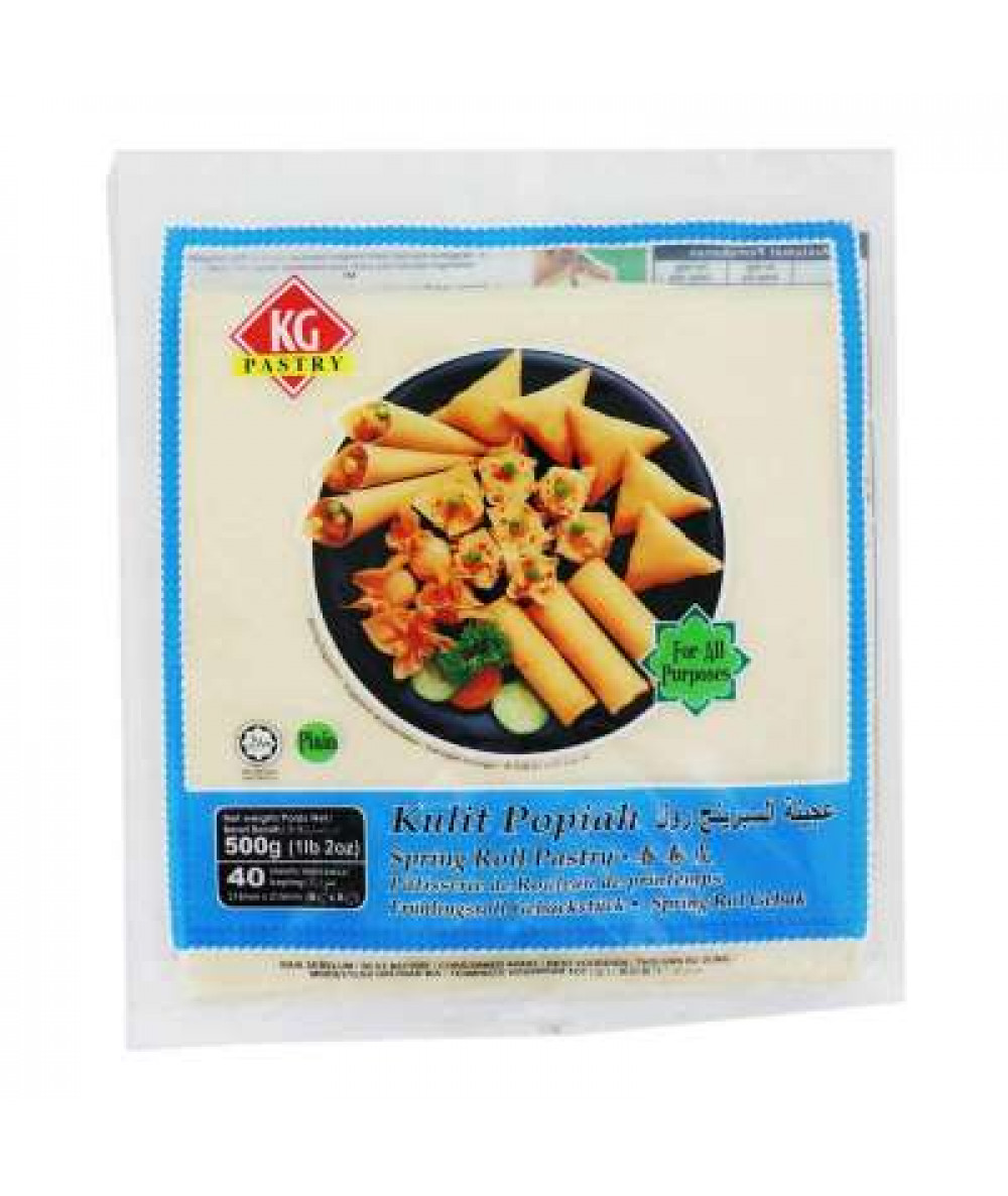 KG SPRING ROLL 8.5 PASTRY 40SHT-500G