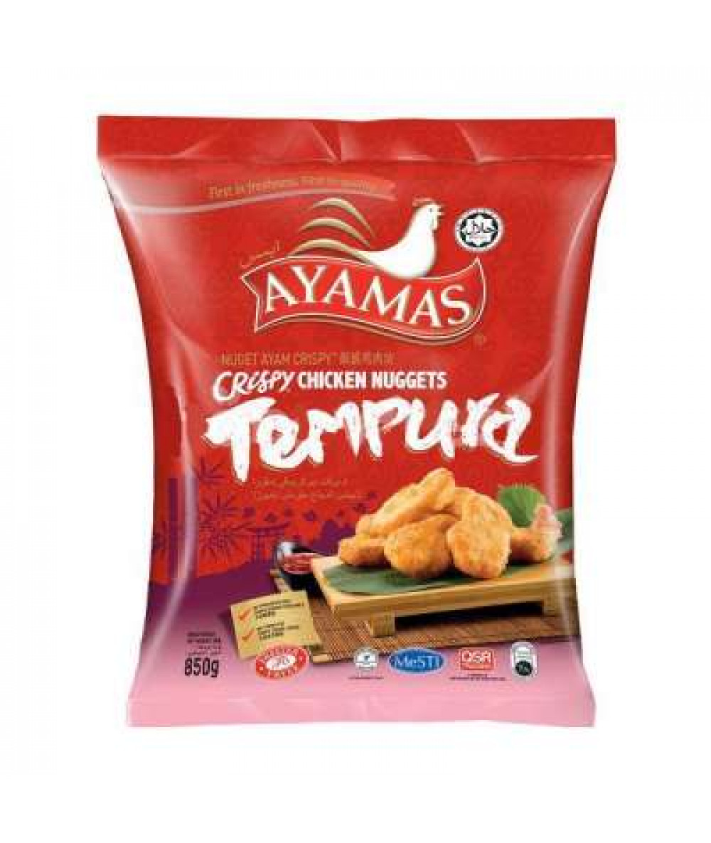 AYAMAS CRISPY TEMPURA NUGGET 850G