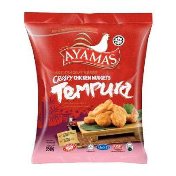 AYAMAS CRISPY TEMPURA NUGGET 850G