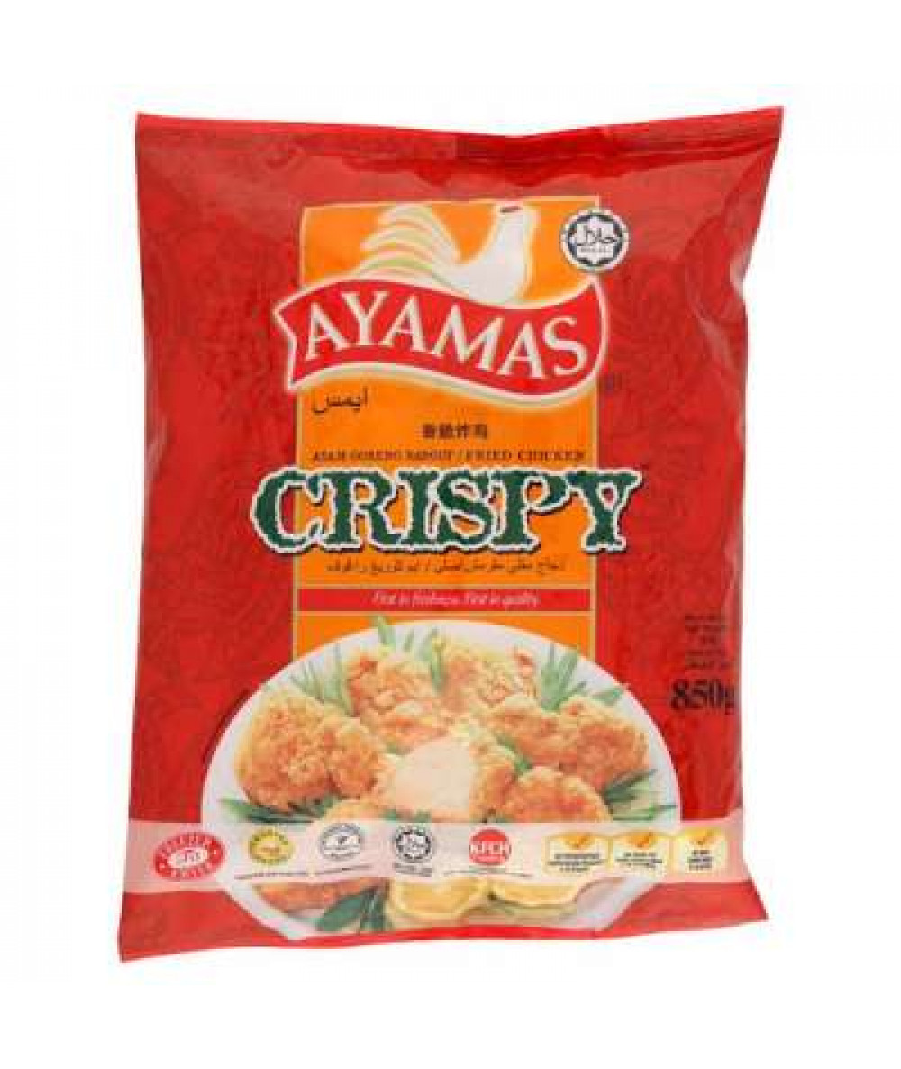 AYAMAS CRISPY FRIED CHIC 850G