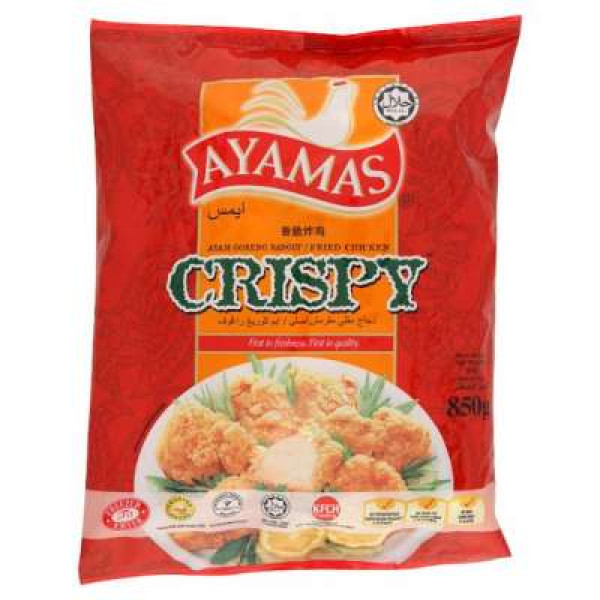 AYAMAS CRISPY FRIED CHIC 850G