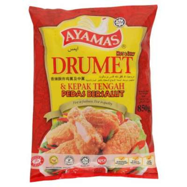 AYAMAS HOT & SPICY BRD DRUMMET 850G