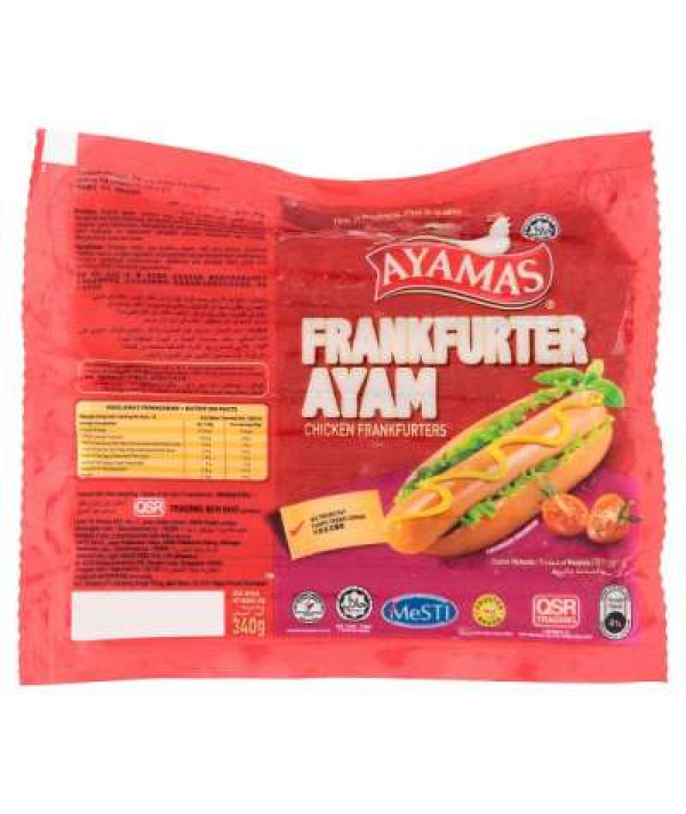 AYAMAS CHICKEN FRANKFURTER 340G