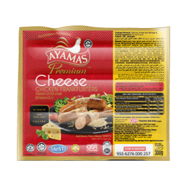 AYAMAS PREM FRANK-CHEESE 235G