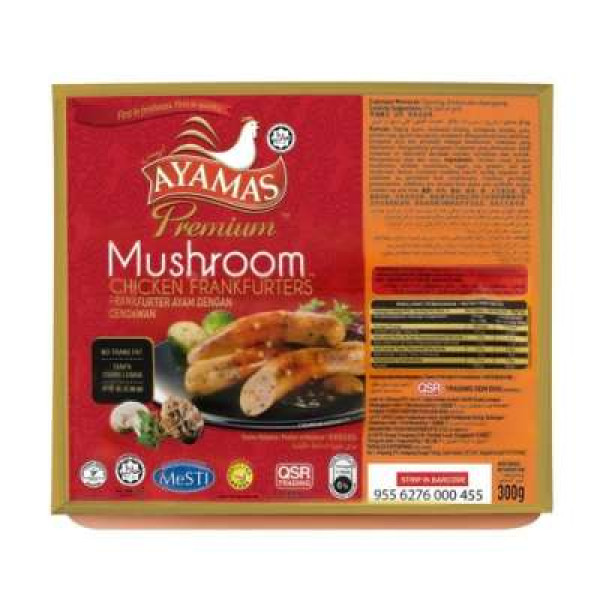 AYAMAS PREM FRANK-MUSHROOM 235G