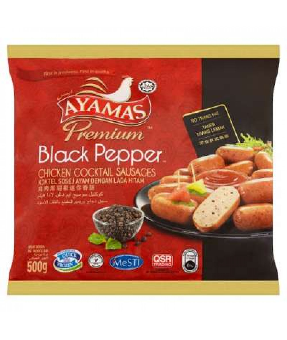 AYAMAS CHIC COCKTAIL 500G BLACK PEPPER