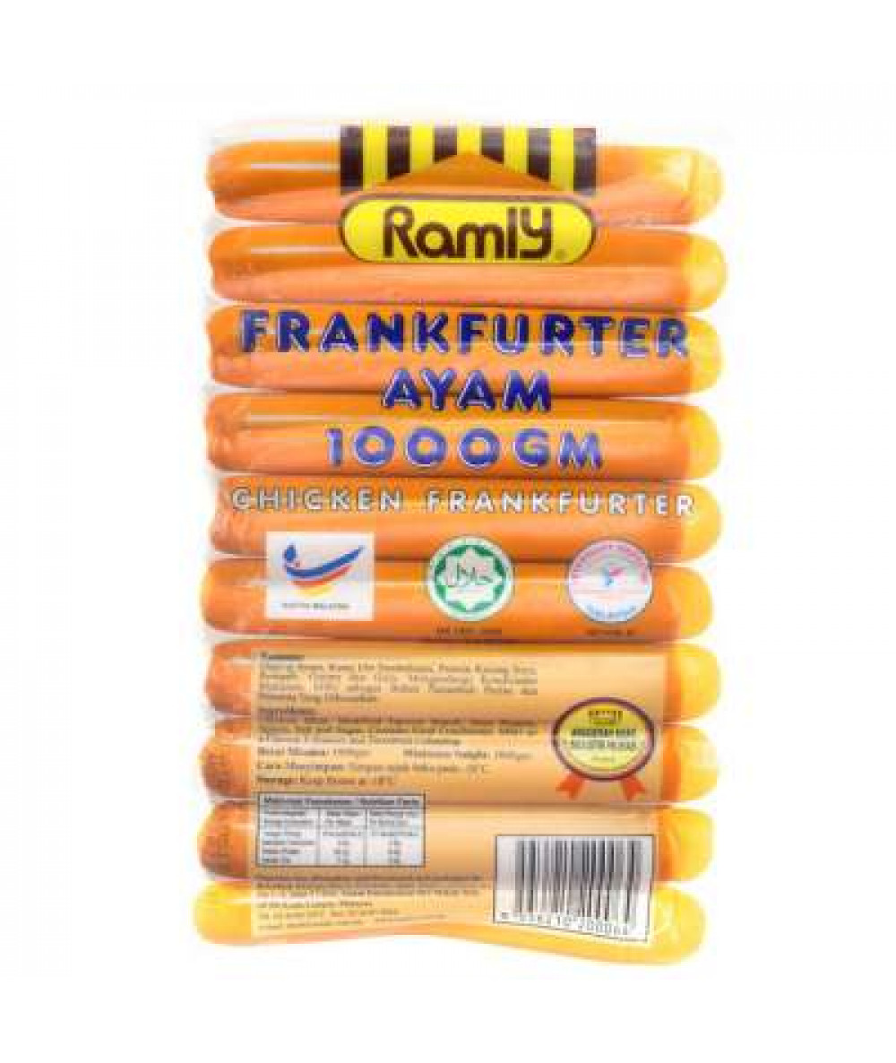 RAMLY FRANKFURTER AYAM 1KG