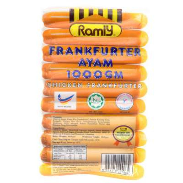 RAMLY FRANKFURTER AYAM 1KG