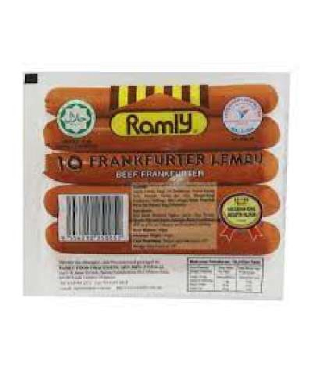 RAMLY FRANKFURTER LEMBU 340G