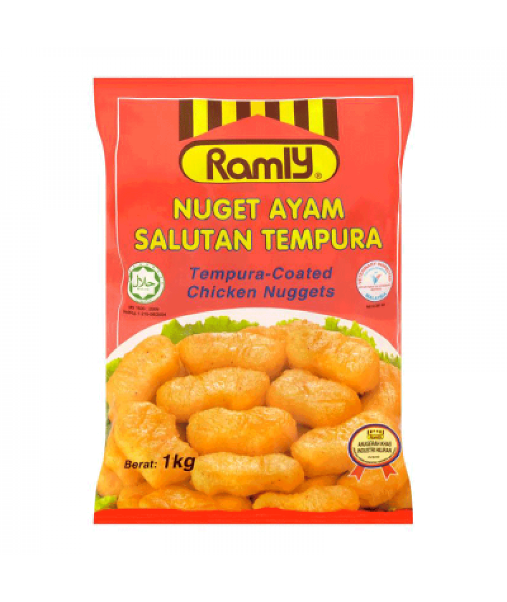 RAMLY NUGGET AYAM B.TEMPURA 1KG