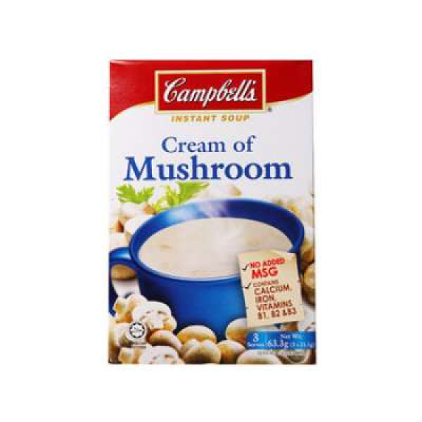 CAMPBELL CREAM OF MUSHROOM 3X22G