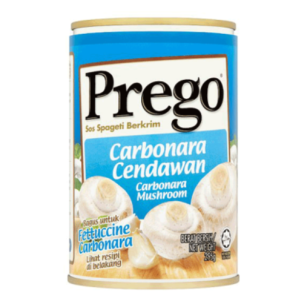 PREGO CARBONARA MUSHROOM 295G