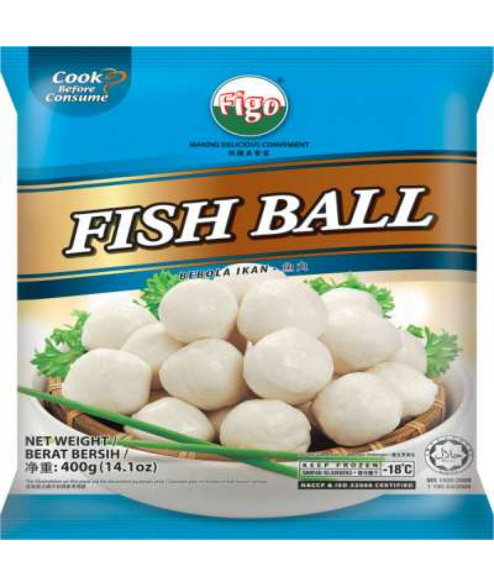 FIGO FROZEN WHITE FISH BALL 400GM