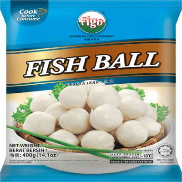 FIGO FROZEN WHITE FISH BALL 400GM