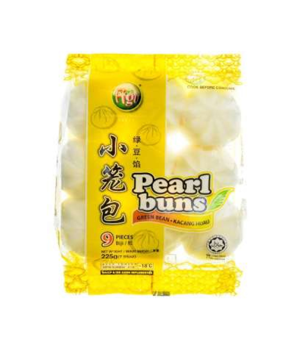 FIGO PEARL BUNS GREEN BEAN  225GM