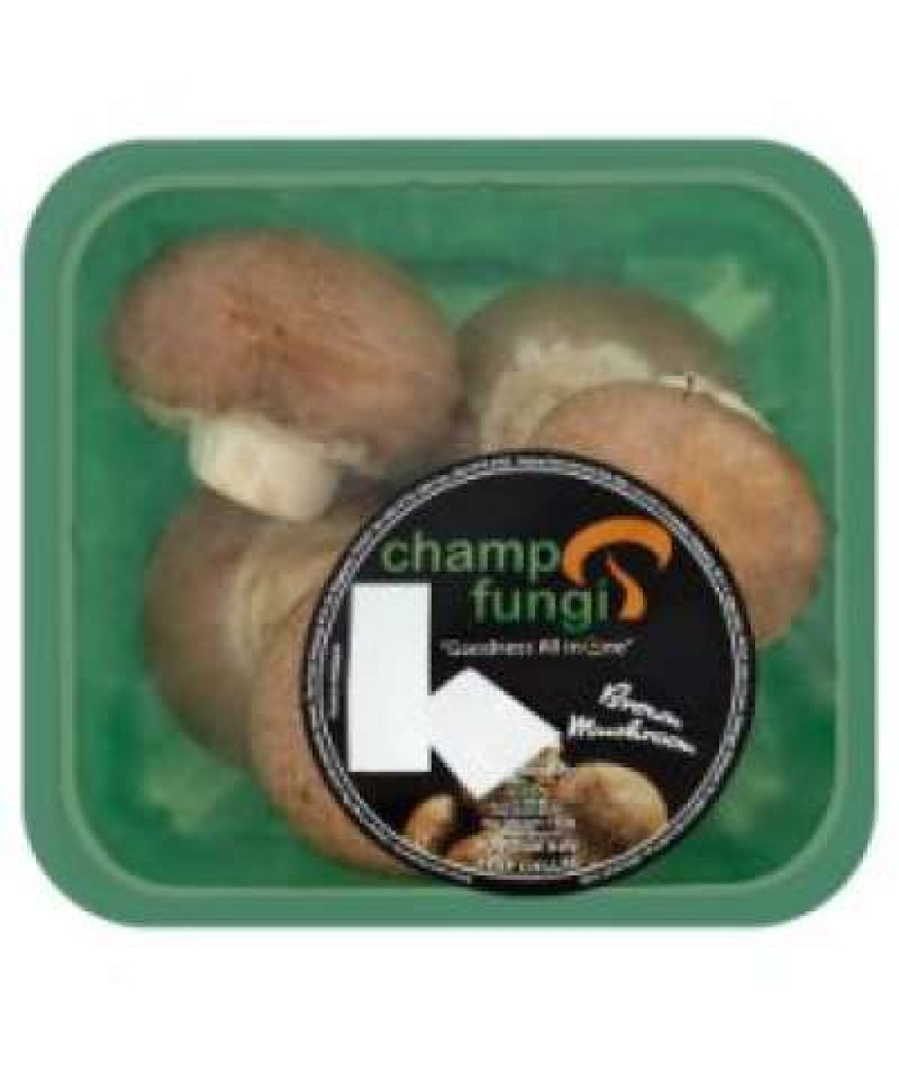 CHAMPFUNGI SWISS BROWN MUSHROOM 150G