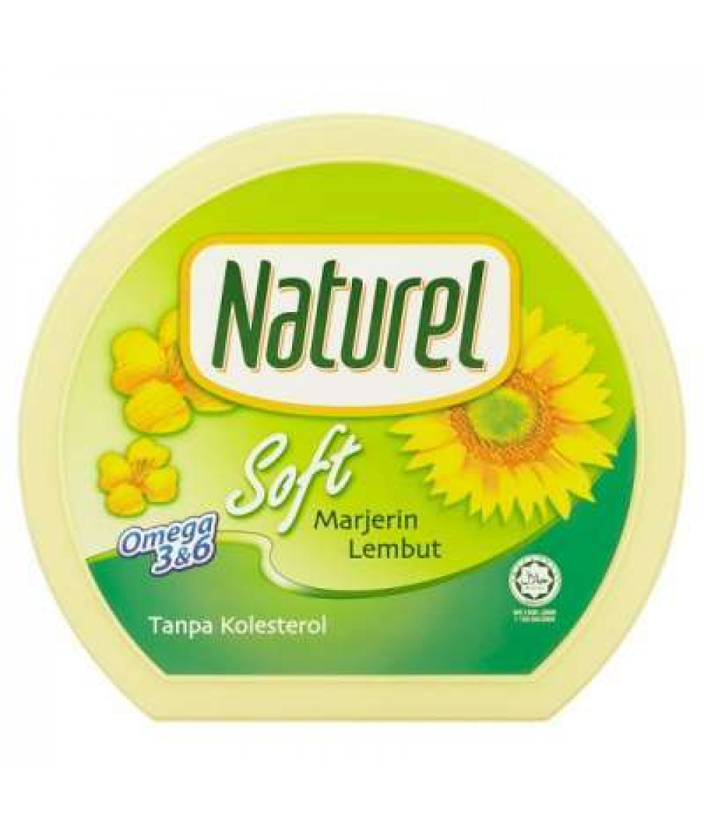 NATUREL SOFT MARGERINE 250GM 