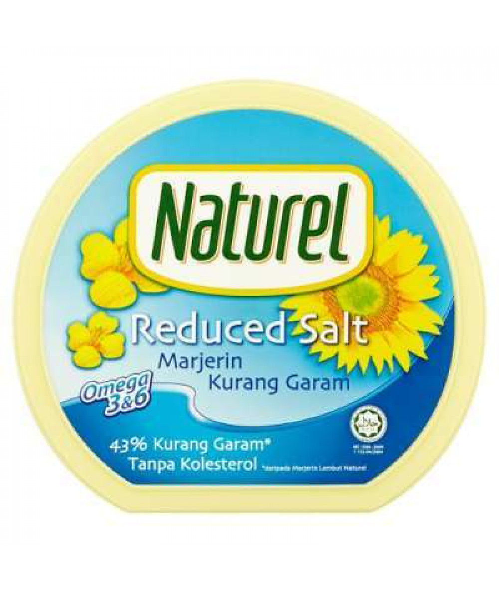 NATUREL REDUCED SALT MARGARINE 250GM 