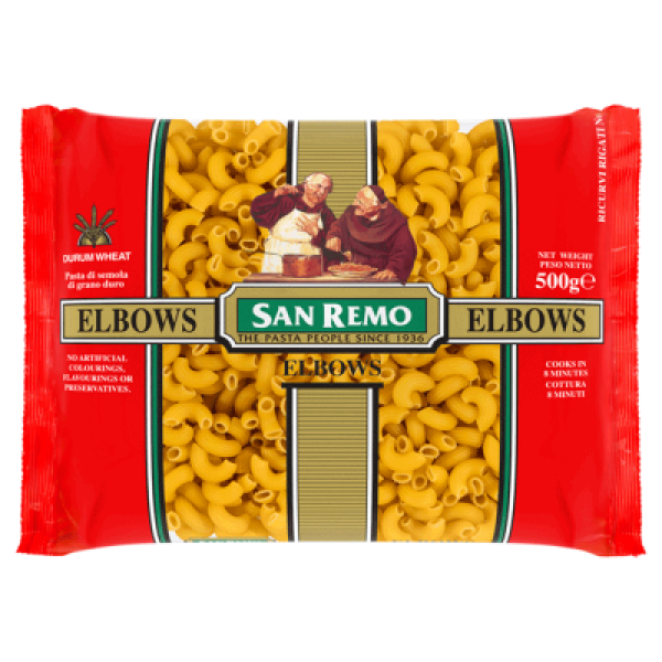 SAN REMO ELBOWS 500G