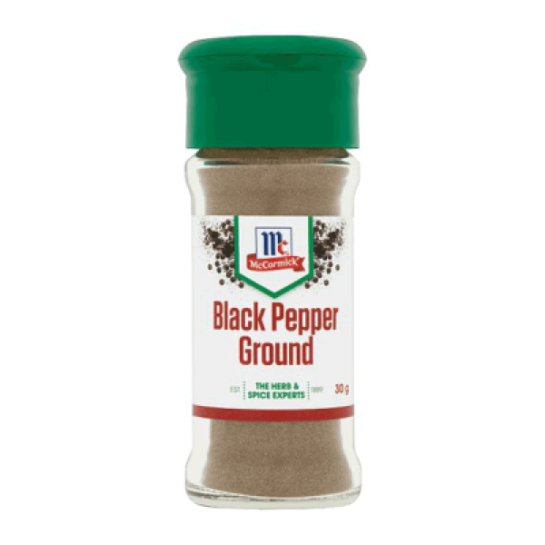 MCCORMICK BLACK PEPPER FINE GROUND 39G