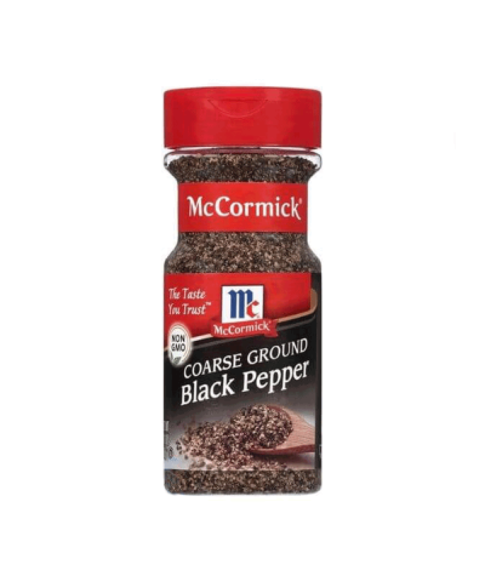 MCCORMICK BLACK PEPPER COARSE GROUND 37G