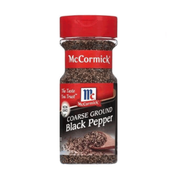 MCCORMICK BLACK PEPPER COARSE GROUND 37G