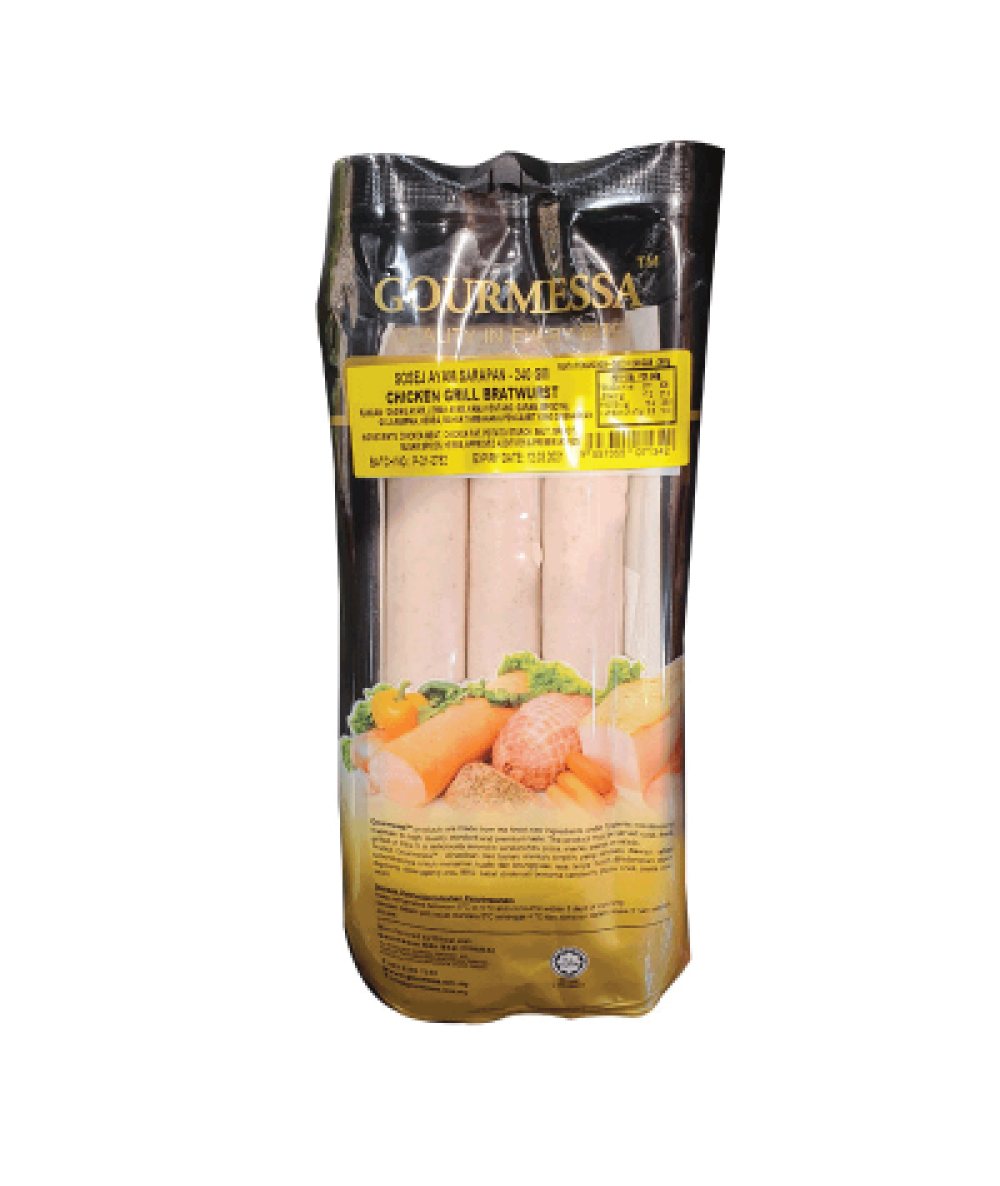 GOURMESSA CHICKEN GRILL BRATWURST 240G