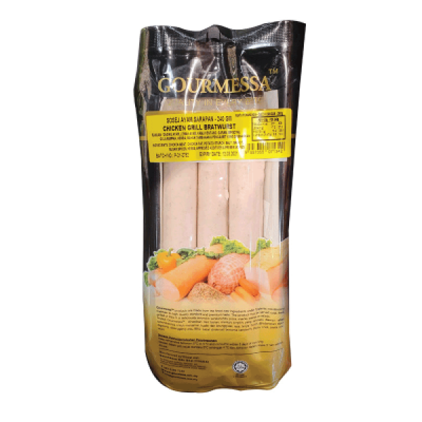 GOURMESSA CHICKEN GRILL BRATWURST 240G