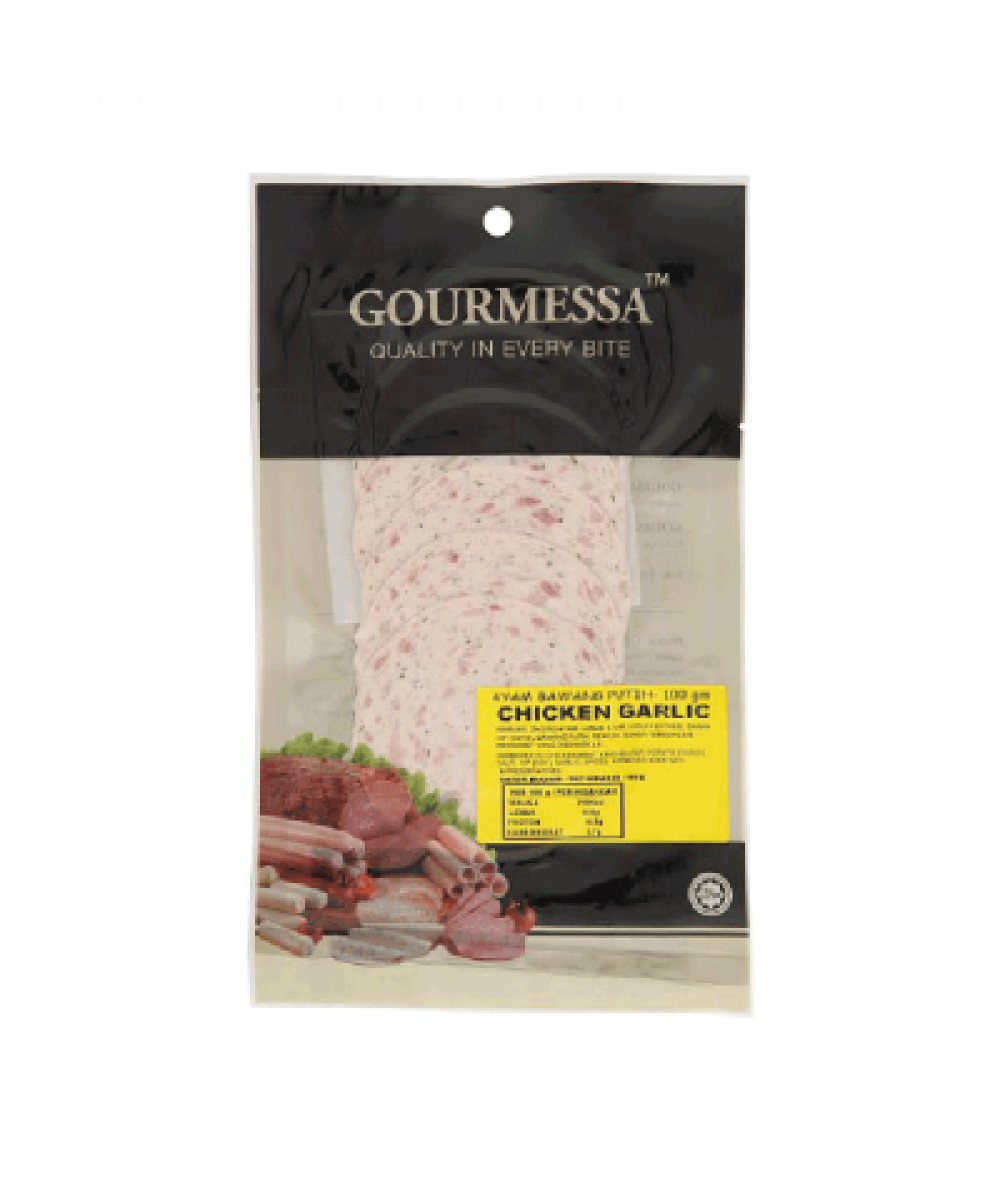 GOURMESSA CHICKEN GARLIC 100G