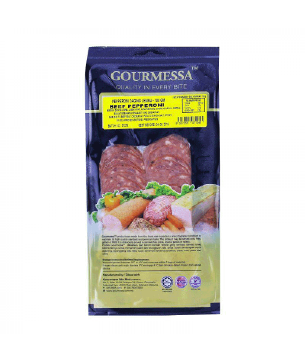 GOURMESSA BEEF PEPPERONI 100G