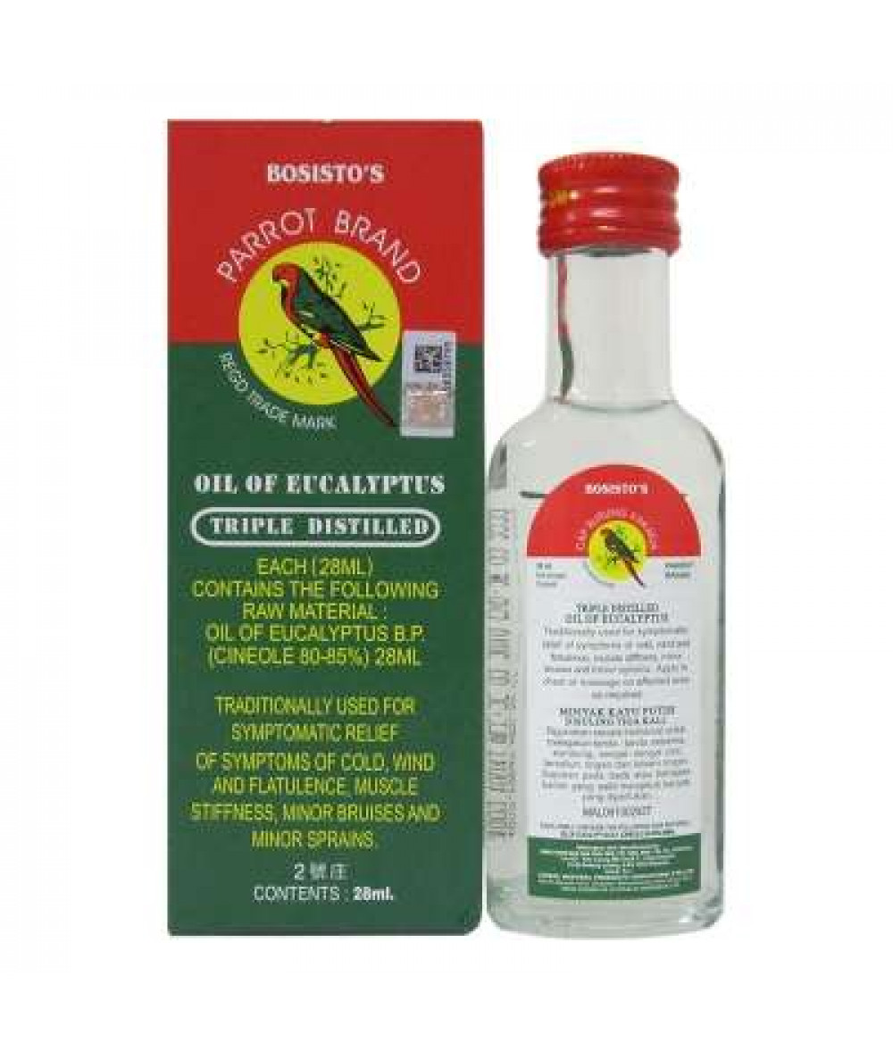 PARROT BRAND EUCALYPTUS OIL 28ML