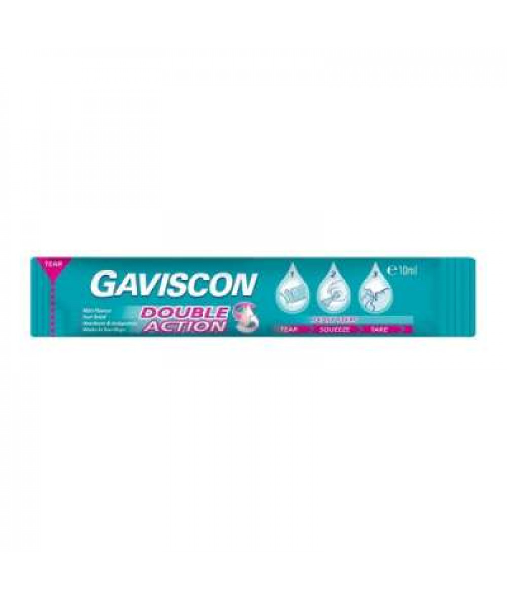 GAVISCON DOUBLE ACTION LIQUID SACHET 10ML 