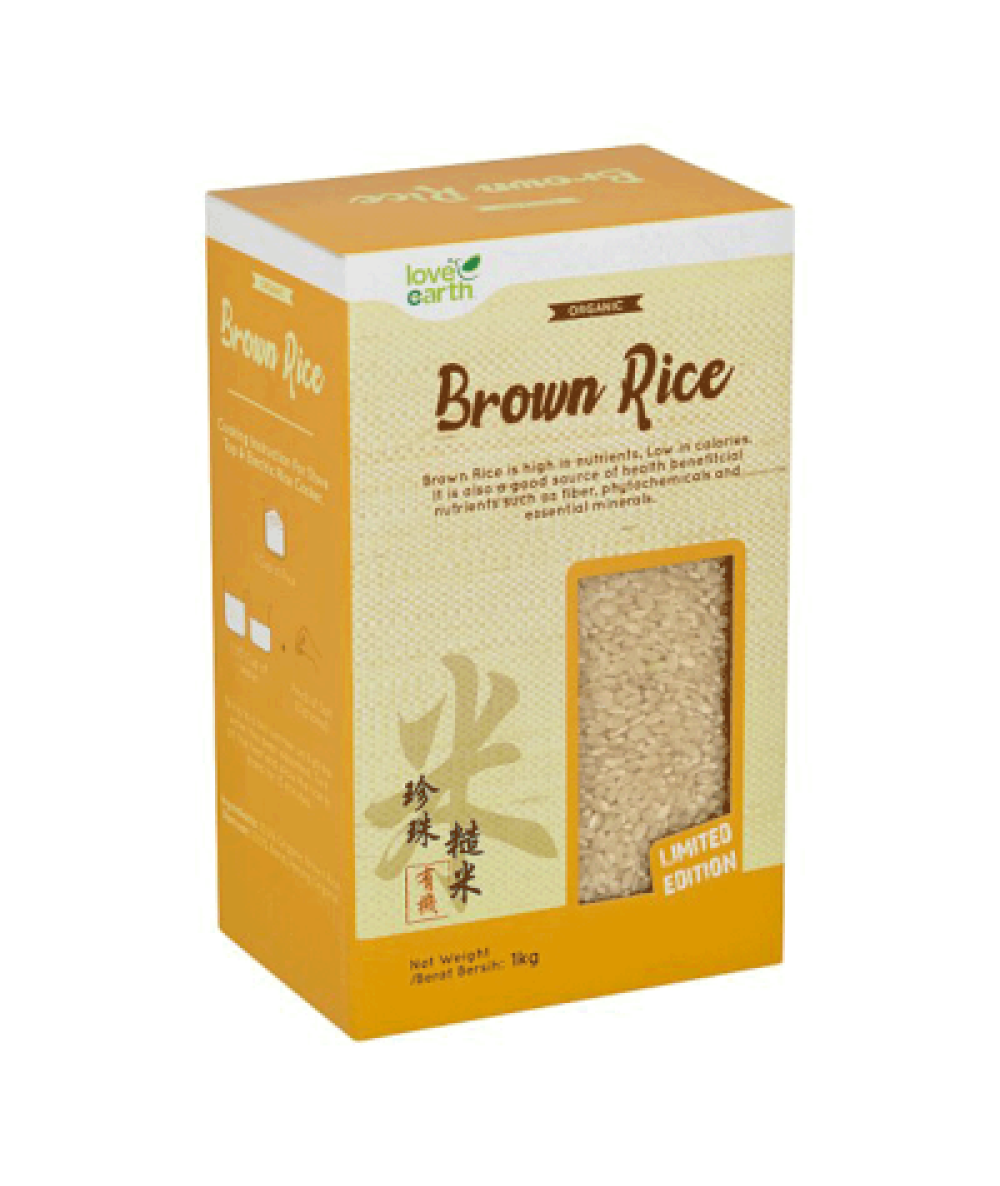 LE ORGANIC BROWN RICE 1KG 