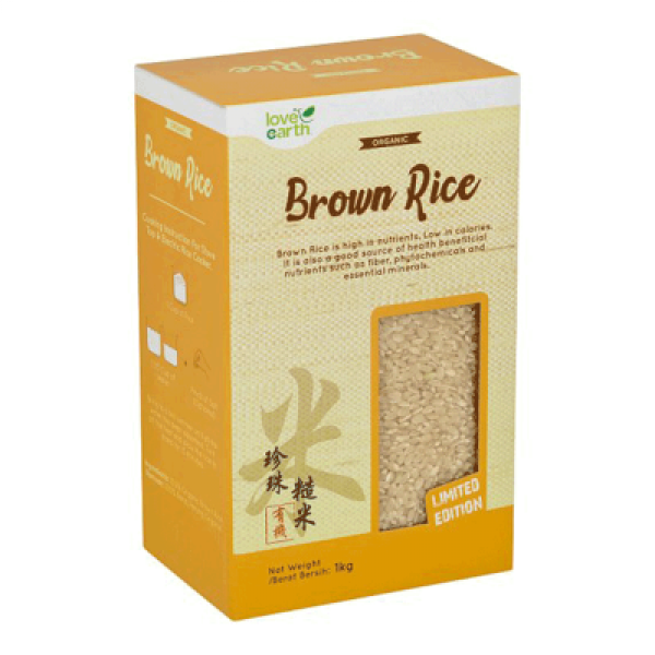 LE ORGANIC BROWN RICE 1KG 