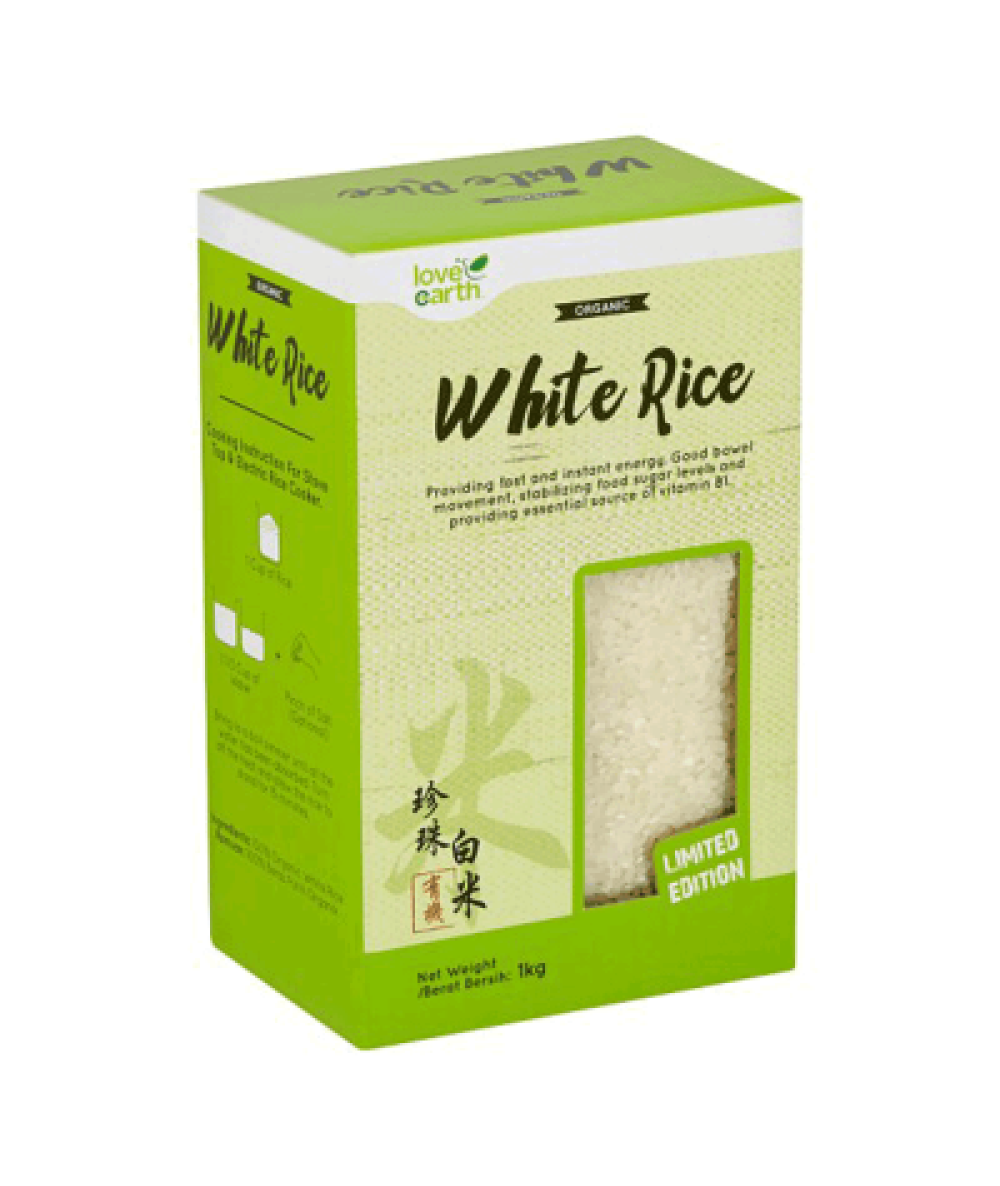 LE ORGANIC WHITE RICE 1KG 