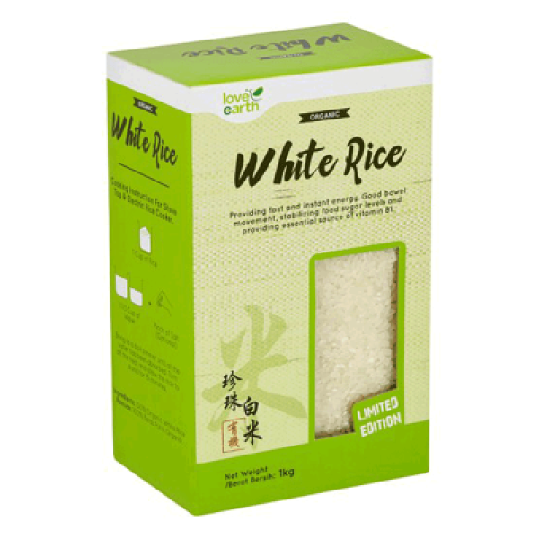 LE ORGANIC WHITE RICE 1KG 