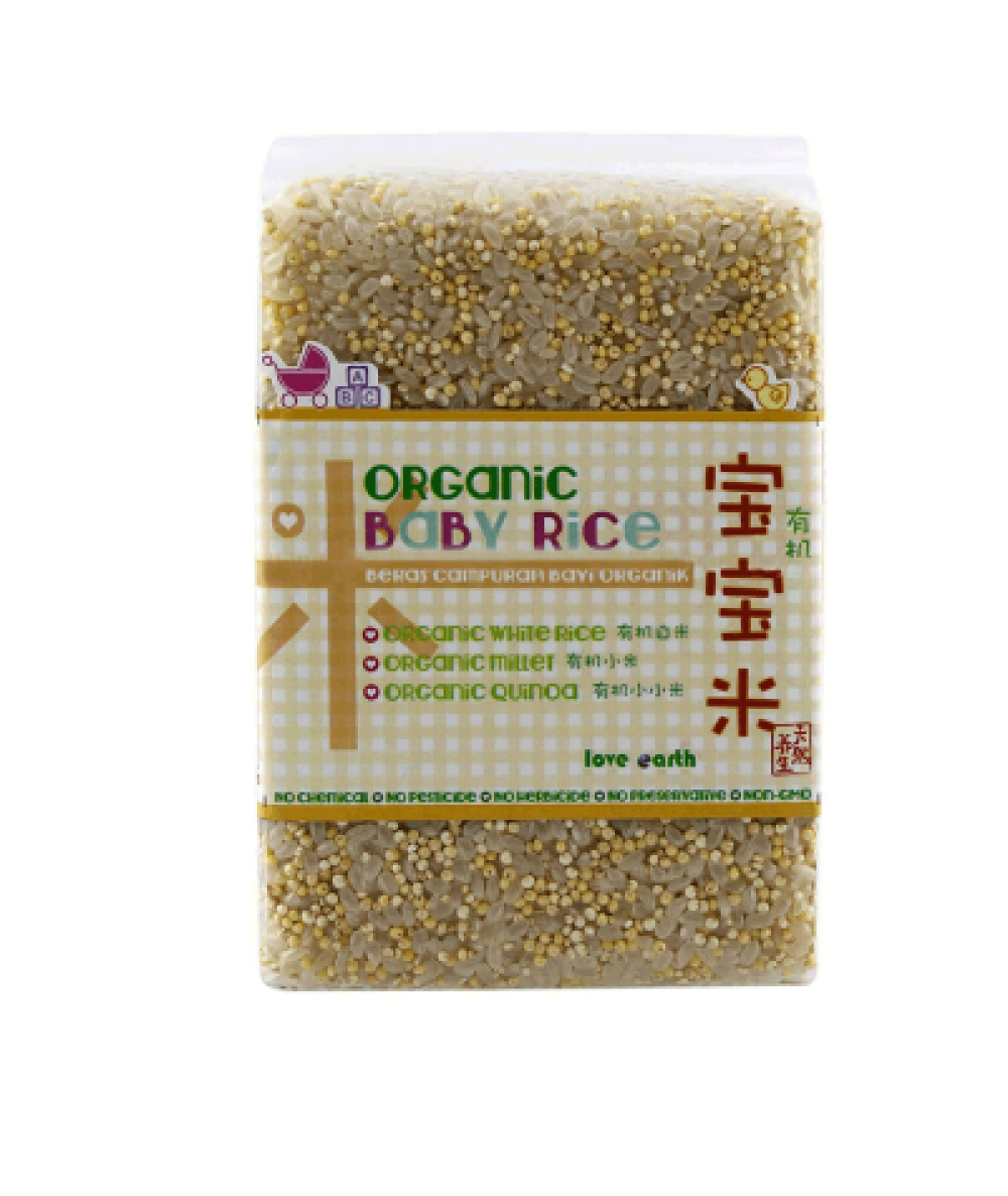 LE ORGANIC BABY RICE QUINOA 900G 