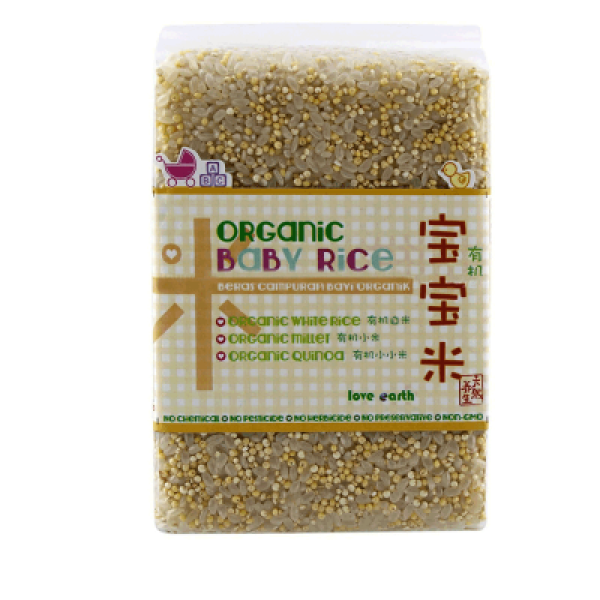 LE ORGANIC BABY RICE QUINOA 900G 