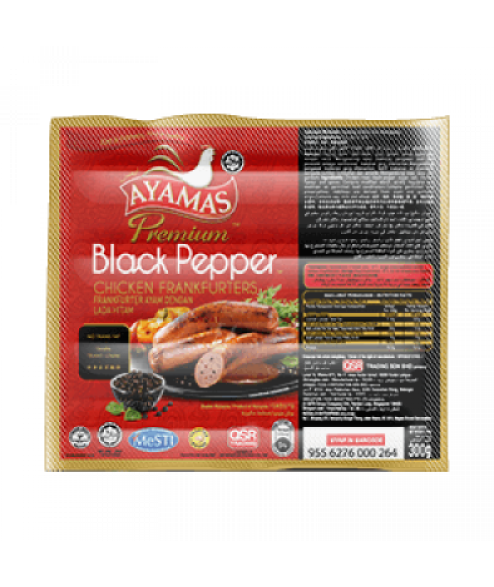 AYAMAS PREM FRANK BLACK PEPPER 235G